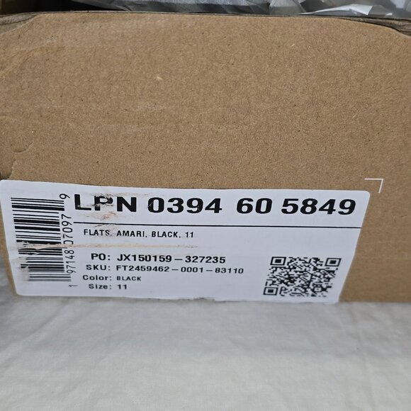 JustFab Amari Ballet Flat in Black, Women's Size 11, New in Box - Picture 9 of 9